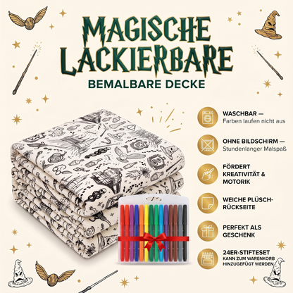 Bemalbare Decke für Muggel