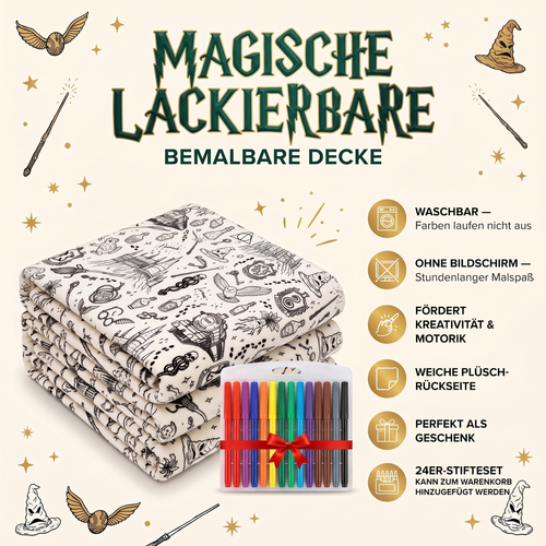 Bemalbare Decke für Muggel
